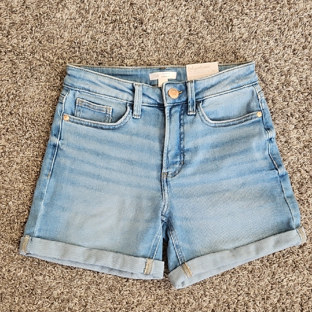 LC Lauren Conrad Light Blue Jean Shorts